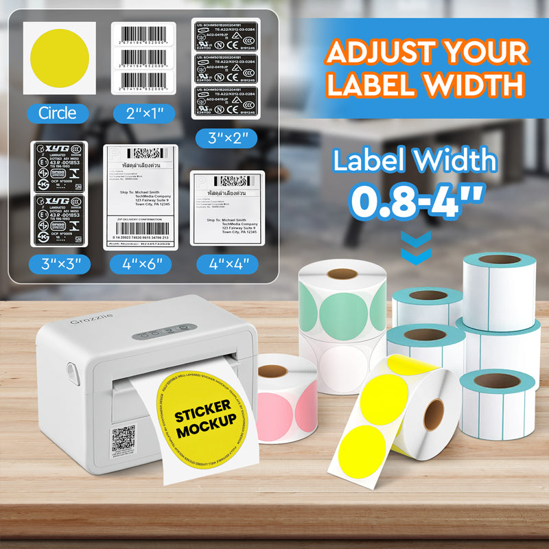 Thermal Printer Bluetooth Waybill Barcode Shipping Label Consignment Note Bluetooth Printer