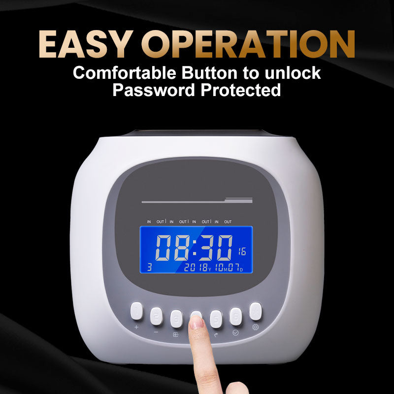 Punch Card Machine Attendance Machine Time Recorder Local Warranty Local-Card Set