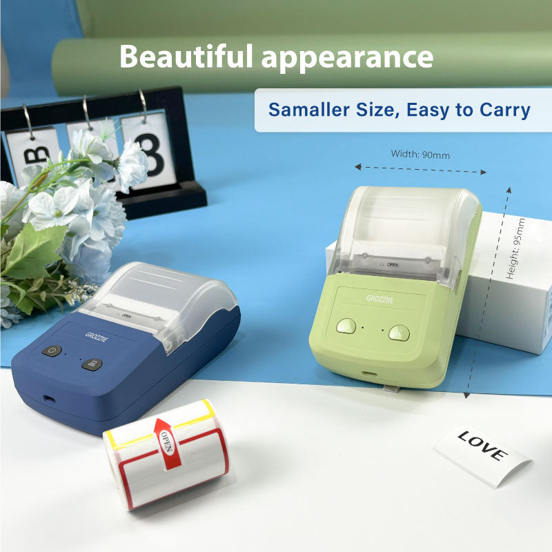 Thermal Label Printer,Bluetooth Mini Label Maker Printer | Price Tag,Sticker Printer for Android/i0S/Windows/Chrom0S