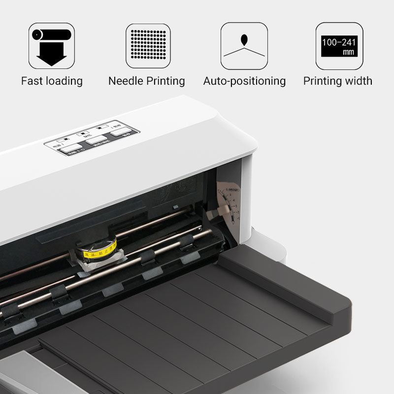 Dot Matrix Printer, 1+5 Copies 241MM Carbon Paper;  invoice, shipping-warehouse labels