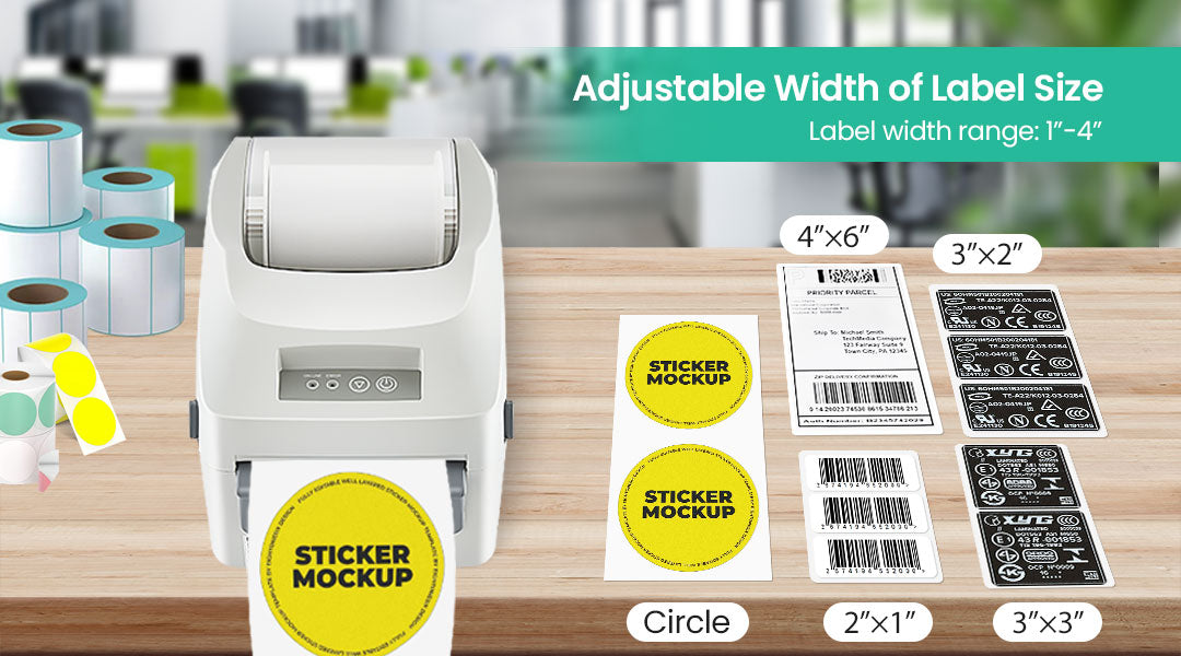 Thermal Printer Bluetooth Waybill Barcode Shipping Label Bluetooth Printer AWB A6 Waybill Sticker