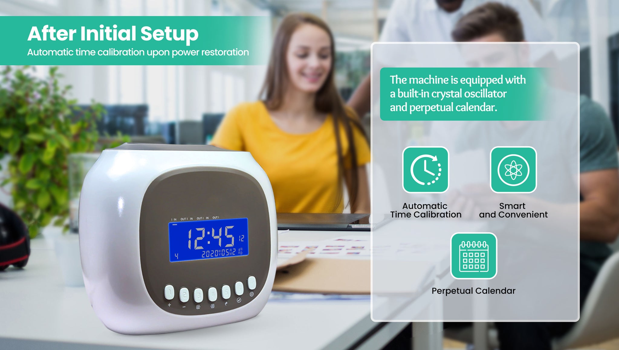 Punch Card Machine Attendance Machine Time Recorder Local Warranty Local-Card Set