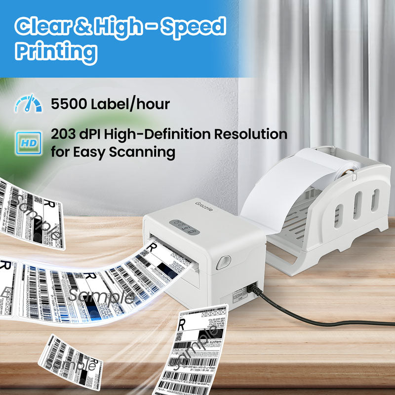 Thermal Printer Bluetooth Waybill Barcode Shipping Label Consignment Note Bluetooth Printer