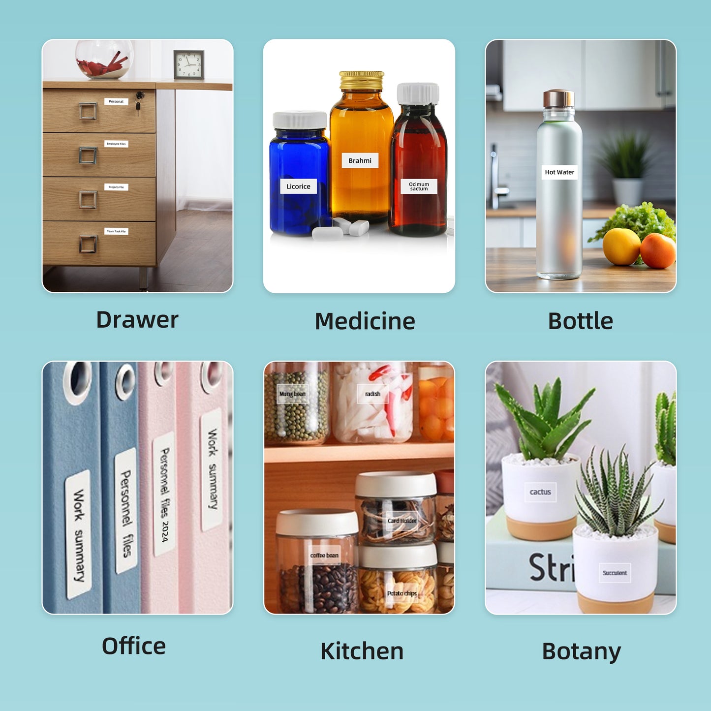 Mini Thermal Label Printer, Portable Bluetooth Thermal Tape Label Printer | Price Tag, Sticker Printer for Android