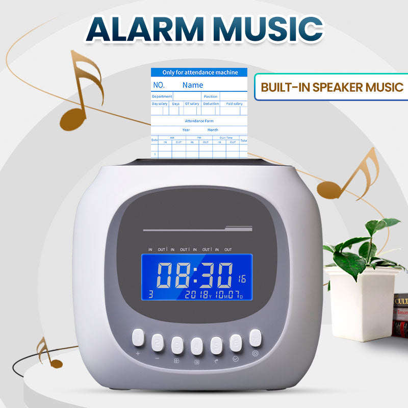 Punch Card Machine Attendance Machine Time Recorder Local Warranty Local-Card Set
