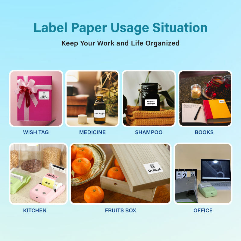 Thermal Label Printer,Bluetooth Mini Label Maker Printer | Price Tag,Sticker Printer for Android/i0S/Windows/Chrom0S