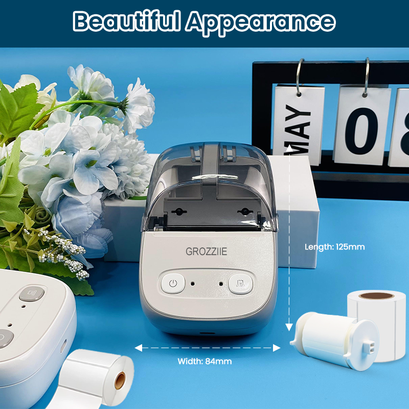Thermal Label Printer,Bluetooth Mini Label Maker Printer | Price Tag,Sticker Printer for Android/i0S/Windows/Chrom0S
