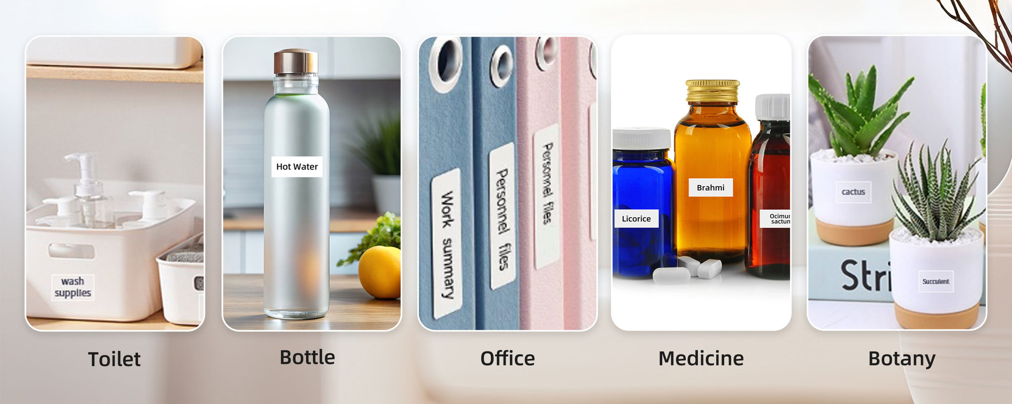 Mini Thermal Label Printer, Portable Bluetooth Thermal Tape Label Printer | Price Tag, Sticker Printer for Android