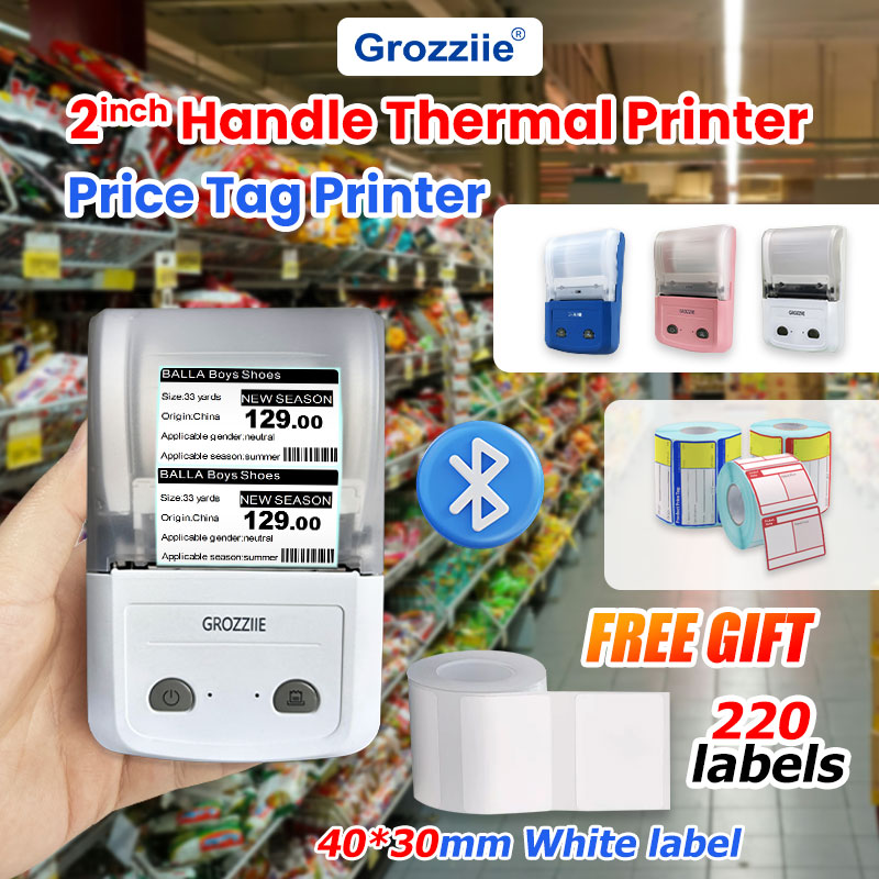 Thermal Label Printer,Bluetooth Mini Label Maker Printer | Price Tag,Sticker Printer for Android/i0S/Windows/Chrom0S