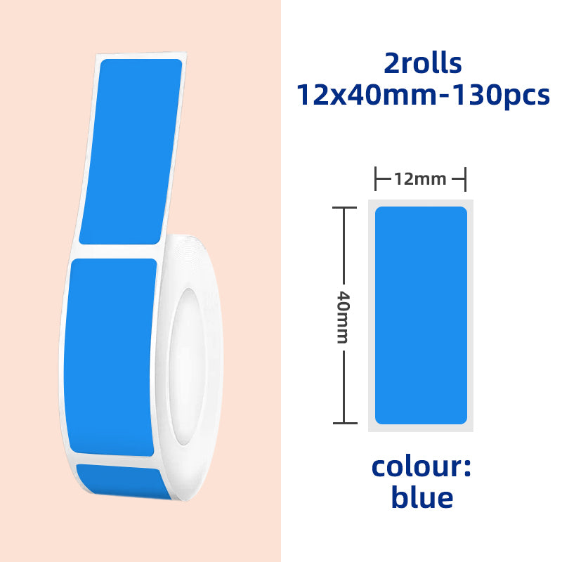 Label Paper Sticker, Roll Label Sticker for Price Tag, Barcodes, File Folder, Organizers