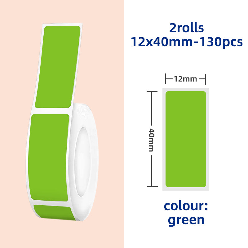 Label Paper Sticker, Roll Label Sticker for Price Tag, Barcodes, File Folder, Organizers