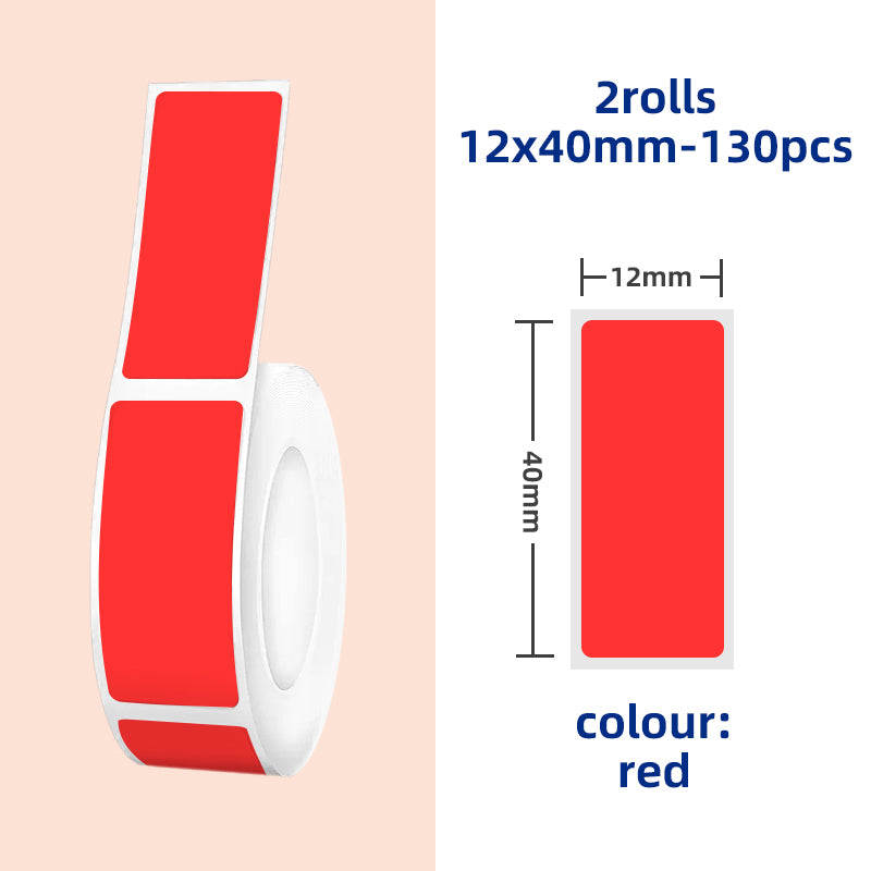 Label Paper Sticker, Roll Label Sticker for Price Tag, Barcodes, File Folder, Organizers