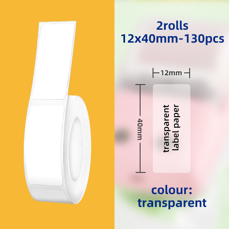 Label Paper Sticker, Roll Label Sticker for Price Tag, Barcodes, File Folder, Organizers