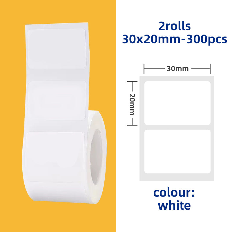 Label Paper Sticker, Roll Label Sticker for Price Tag, Barcodes, File Folder, Organizers