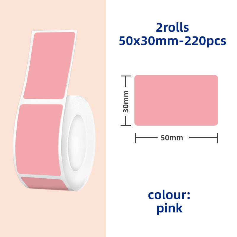 Label Paper Sticker, Roll Label Sticker for Price Tag, Barcodes, File Folder, Organizers