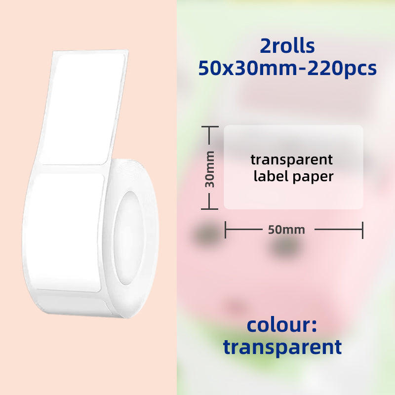 Label Paper Sticker, Roll Label Sticker for Price Tag, Barcodes, File Folder, Organizers