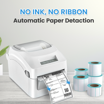 Thermal Printer Bluetooth Waybill Barcode Shipping Label Bluetooth Printer AWB A6 Waybill Sticker