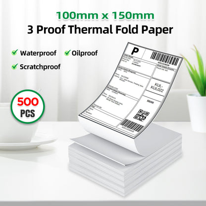 Grozziie A6 A7 Label Paper Sticker, Roll Label Sticker for Price Tag, Barcodes, File Folder, Organizers
