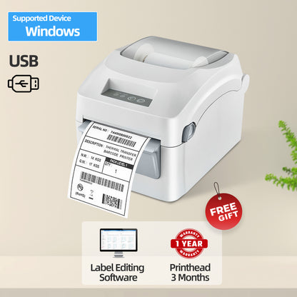Thermal Printer Bluetooth Waybill Barcode Shipping Label Bluetooth Printer AWB A6 Waybill Sticker